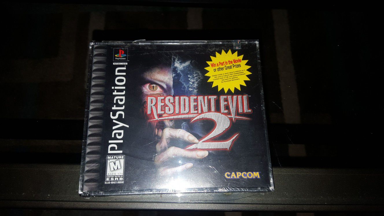 Resident Evil 2 Playstation 2 New Unopened 