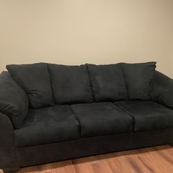 Brand New Comfortable Black Couch