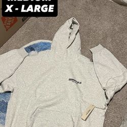 Light oat essentials hoodie