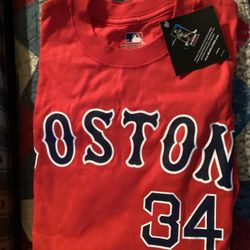 Vintage New #34 Ortiz Red Sox T-Shirt Men’s Small