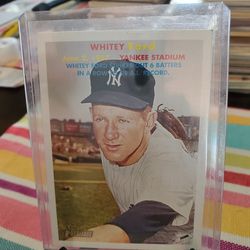 Whitey Ford New York Yankees Baseball Cards 