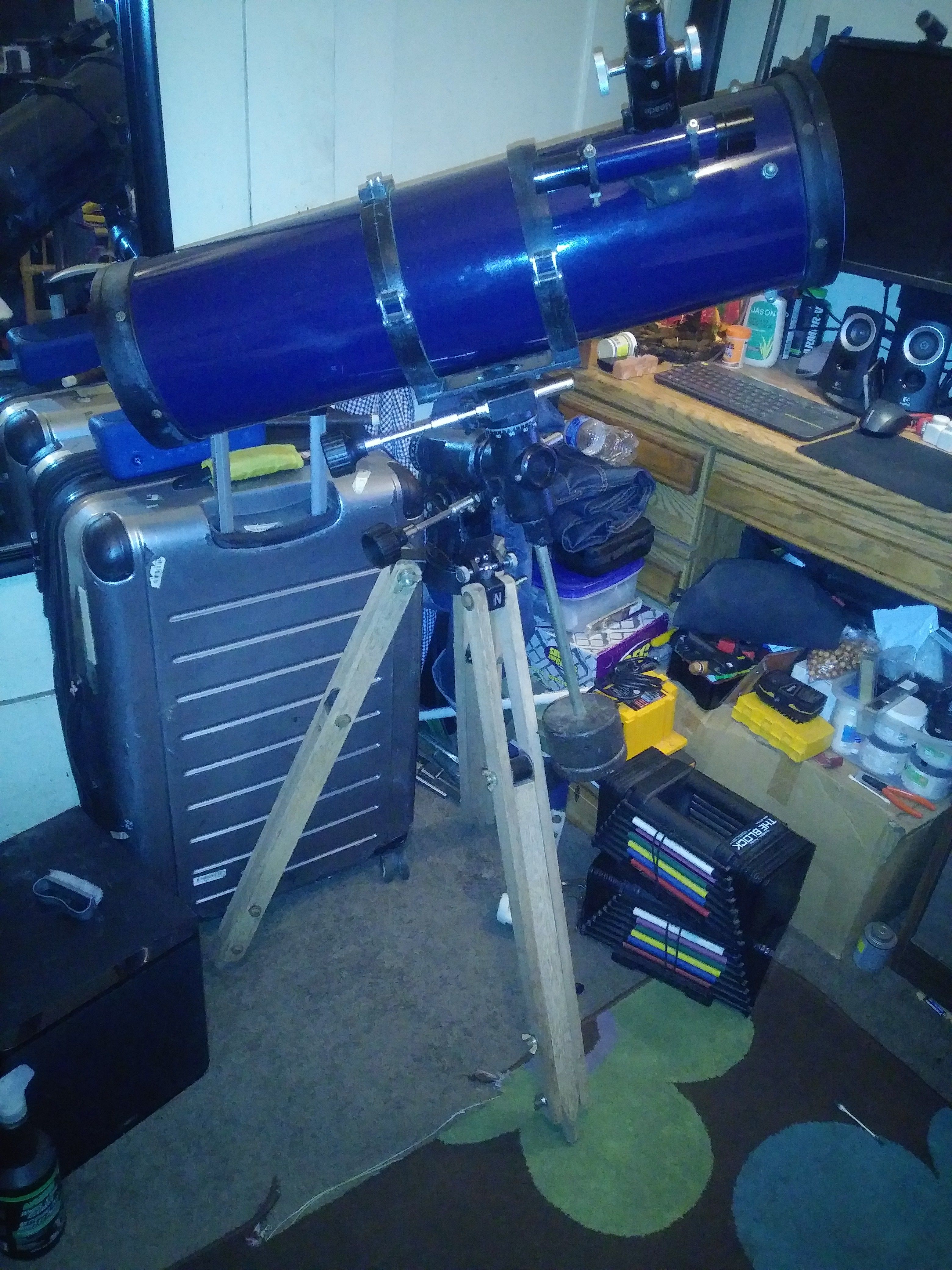 MEADE model.6600. 6" f/5 reflecting telescope D=152mm F=760mm. MADE IN U.S.A