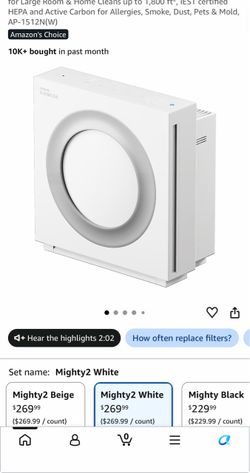 Coway Airmega AP-1512N Air Purifier White