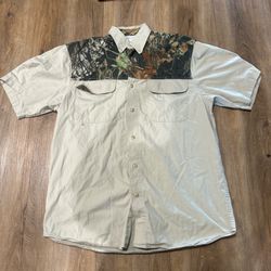 Real Tree Camo Button Up