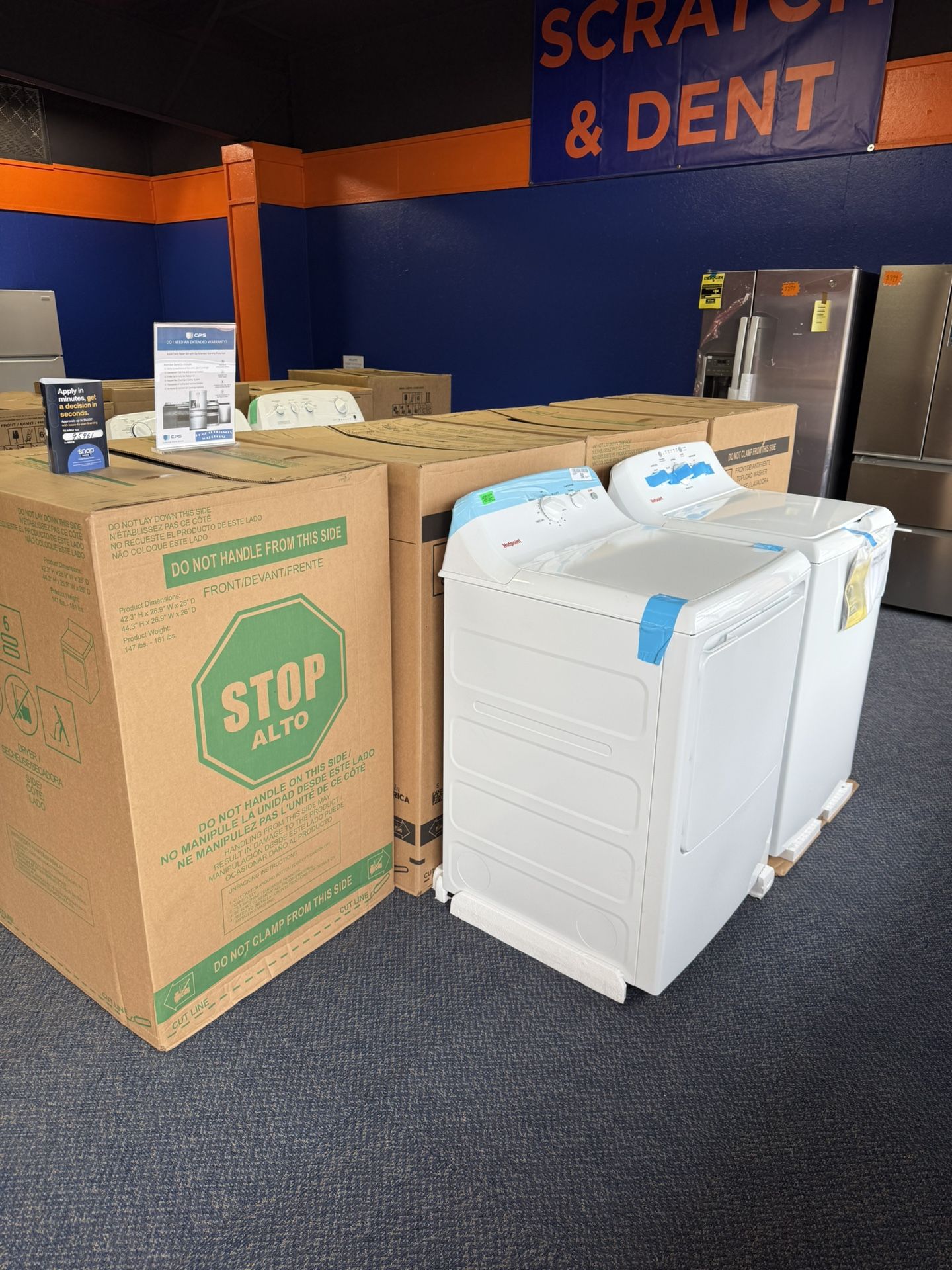 HOT POINT WASHER DRYER SETS