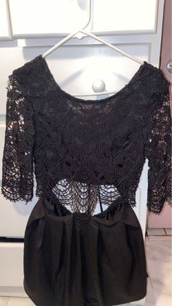 Fancy black romper