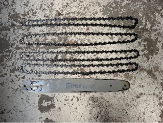 Husqvarna 14” Chainsaw Bar and Chains
