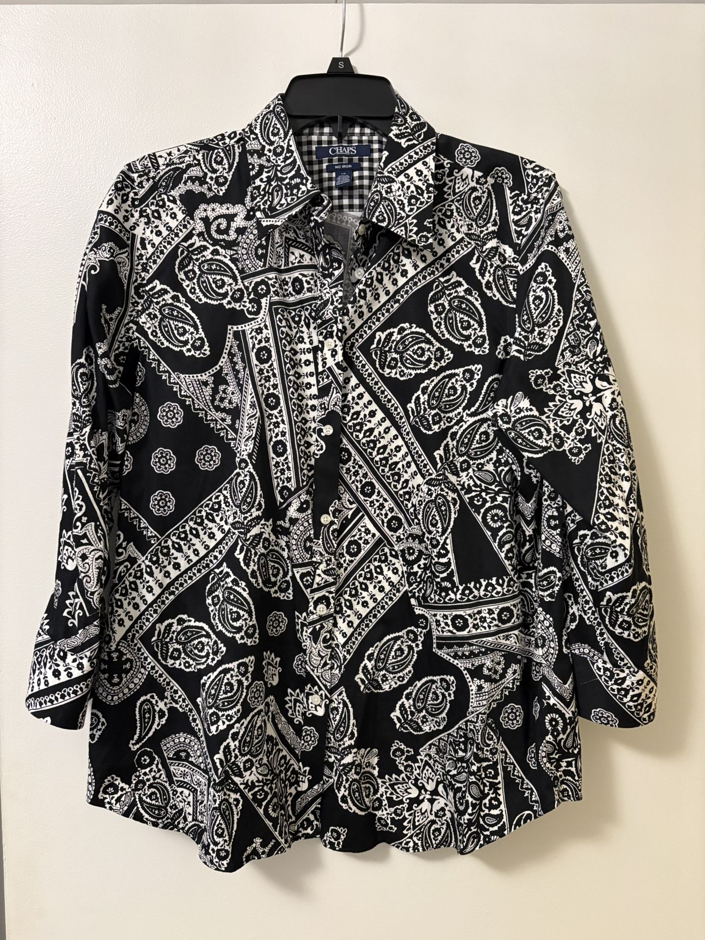 Ladies Chaps New Paisley Pattern Blouse “No Iron”