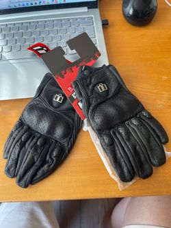 Size Medium icon protection gloves for motorcycle e-bike