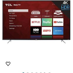 TCL 65" Class 4-Series 4K UHD HDR Roku 2017 Smart TV