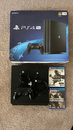 Sony Playstation Ps4 Pro 1tb Console Bundle With Games And