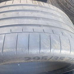 295-35-23 Pair Like New Continental Dot 2025