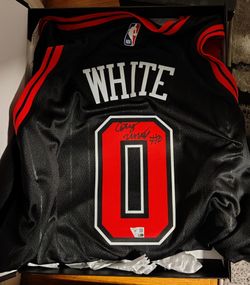 Coby White Autographed Chicago Bulls #0 Jersey