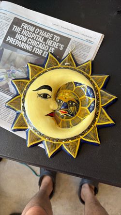 Sun/Moon wall art