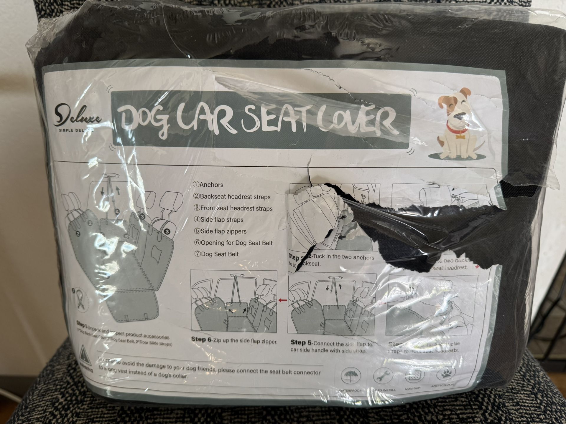 Deluxe Dog Car Seat Cover