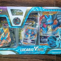 Pokemon TCG: Lucario VSTAR Premium Collection