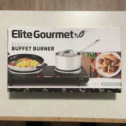Elite Gourmet Electric Double Buffet Burner