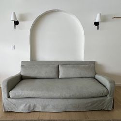 Restoration hardware Slipcovered sofa 