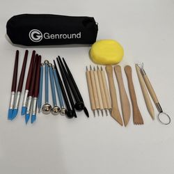 Clay Pottery Polymer Tool Set 24 Pcs 