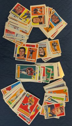 1994 Topps Archives 1956 & 1957 Football Card Lot – 247 Cards