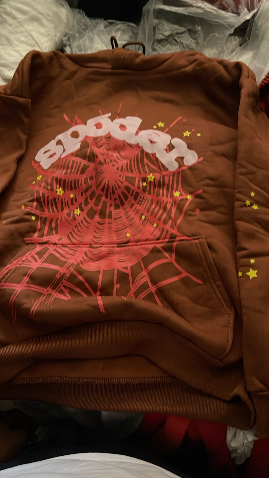 Brown spider hoodie