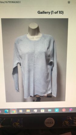 Banana Republic Shirt Women's Small Blue White Top Long Sleeve Casual Ladies