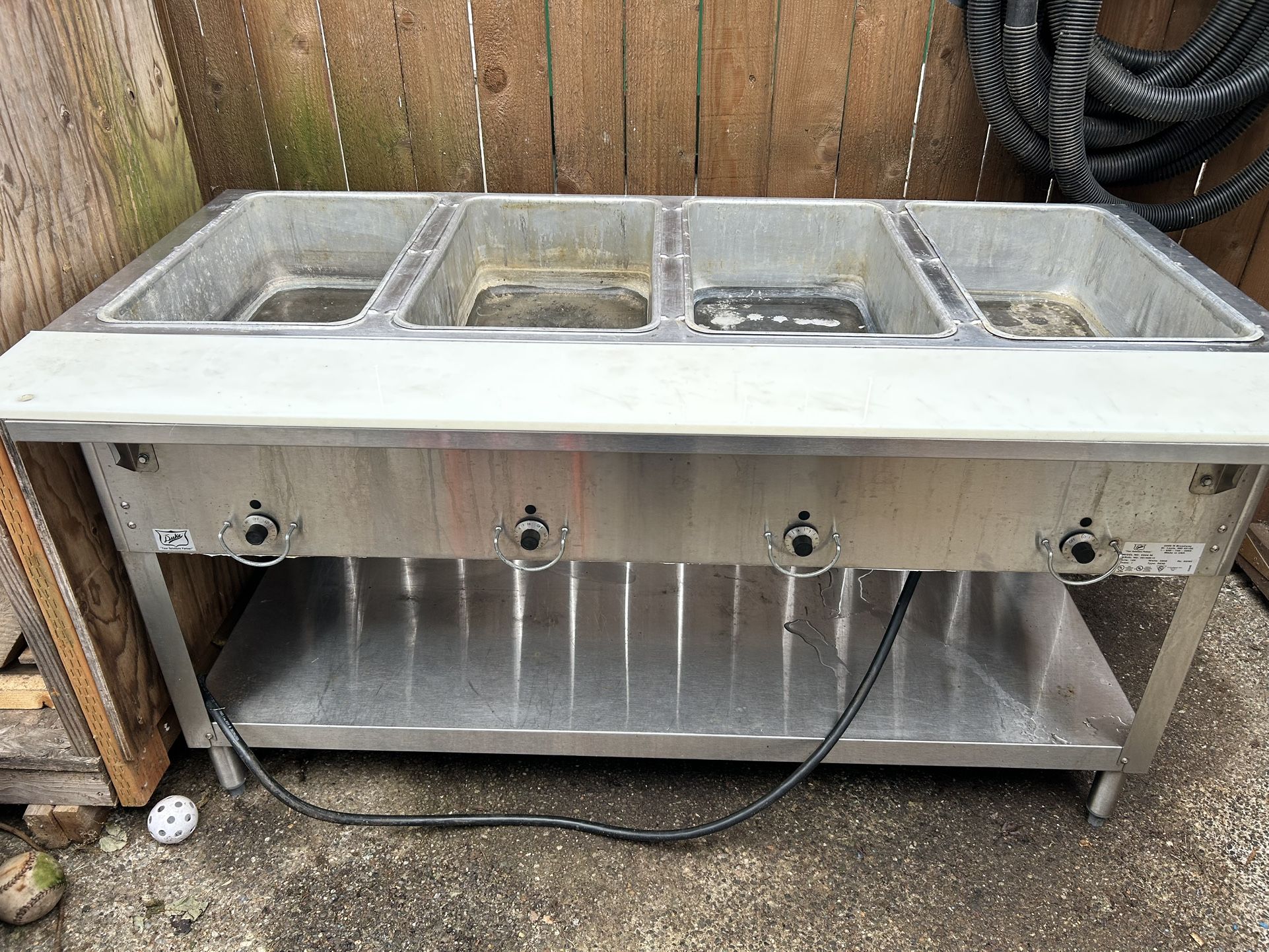 Restaurant Food Warmer Table