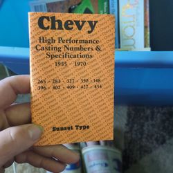 Chevy High Performance Casting Numbers And Specifications