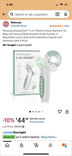 Momcozy 2in1 Nasal Aspirator