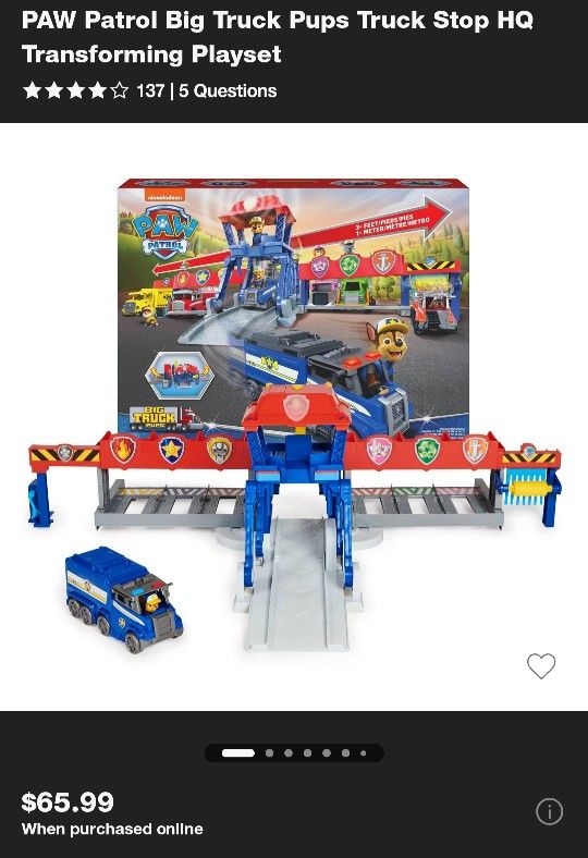 Paw Patrol Truck Stop 