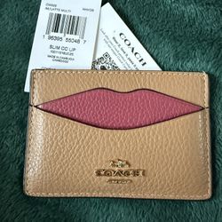 COACH Lip Card Holder 