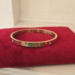 Brand New Rose Gold Plated Bangle Bracelet