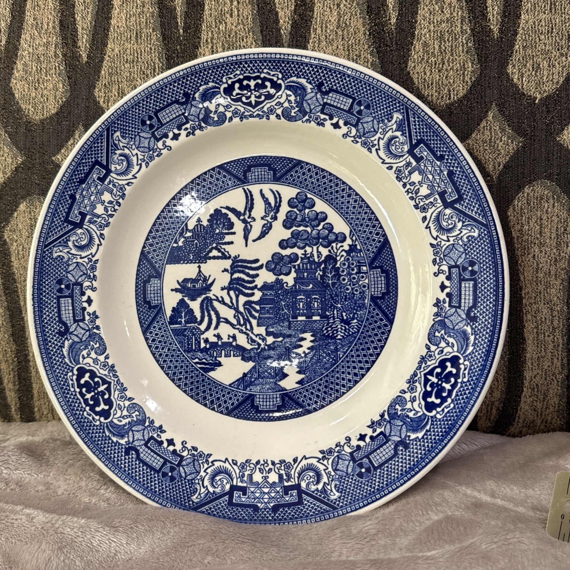 Blue Willow Dinner Plate~”WILLOW WARE” By Royal