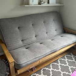 Gray Futon Couch