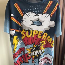Superme Drip! Boom! Jeanius! Tee-Shirt -large
