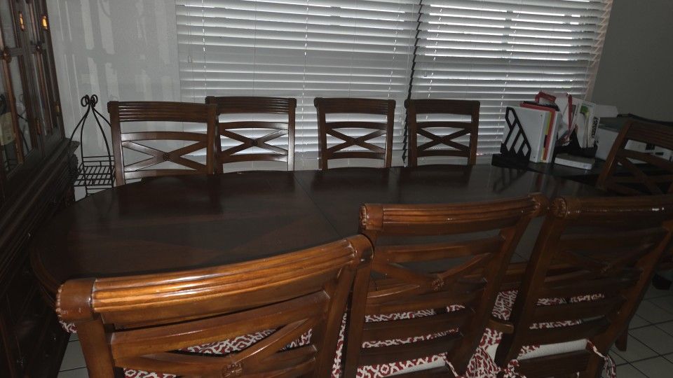 Dining Table 8 Chairs