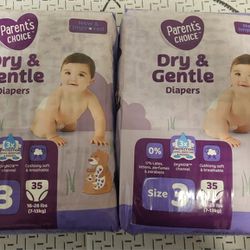 Parent Choice Size 3 Diapers
