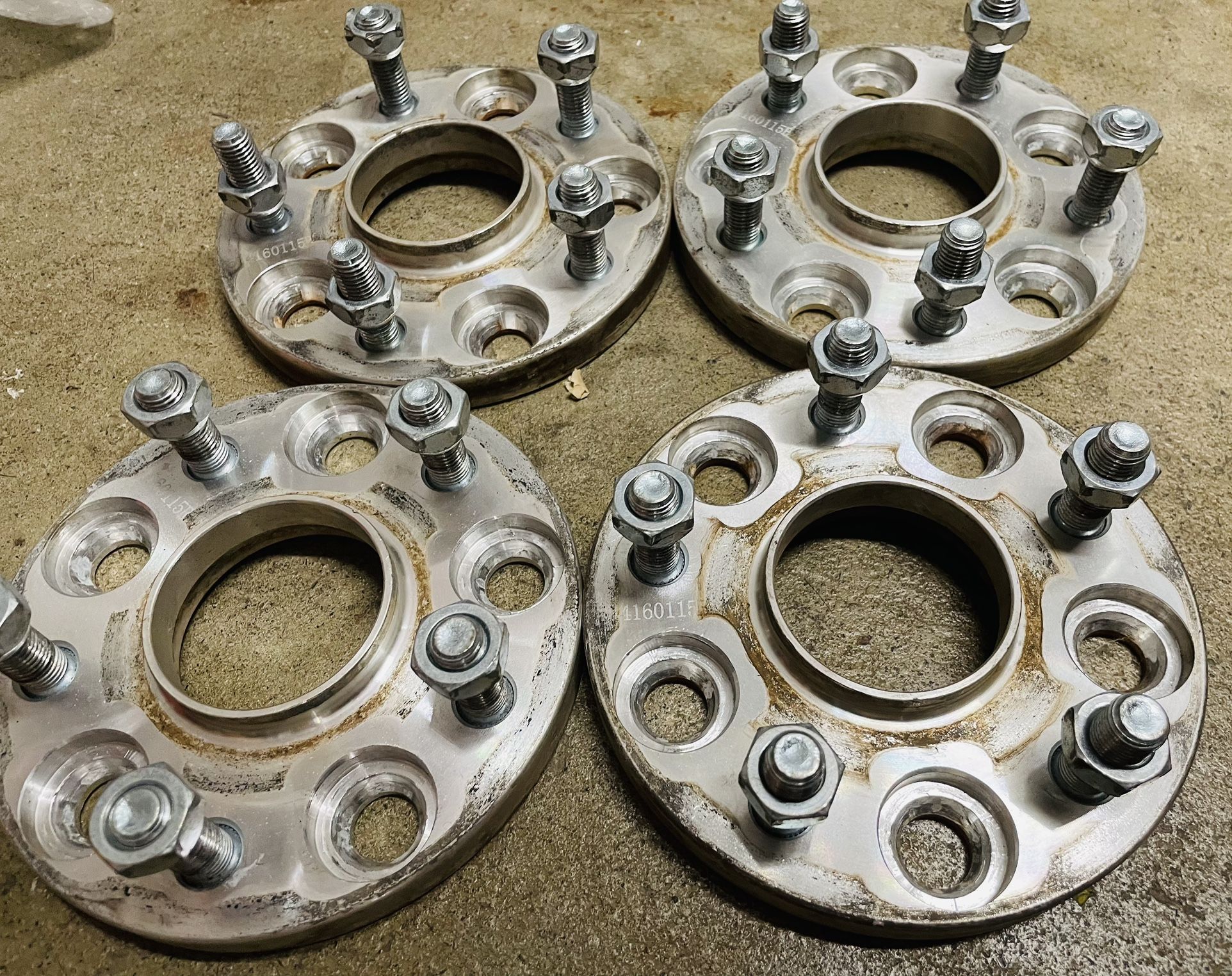 Aluminum Wheel Spacers 5x114.3 15mm 4 Pc All Japanese Cars Tesla American Car