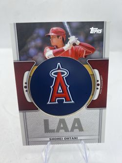 2023 Topps Series One Shohei Ohtani #TLP-SO Commemorative Team Logo Patch Card