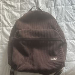 Brown soft adidas back pack