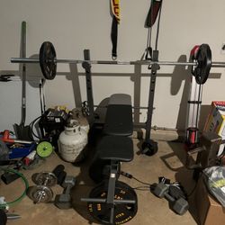 Weight Bench With Weights 