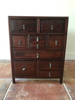 Rosewood Box with Drawers