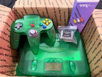 N64 Jungle Green w/expansion pack