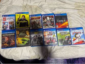 PS4 + controller + games + movies