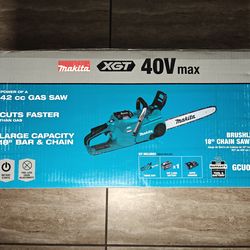 Makita
XGT 18 in. 40V max Brushless Electric Cordless Battery Chainsaw Kit (5.0Ah Battery and Charger Included)