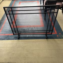 Mission style Fireplace screen 