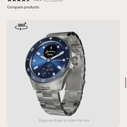 Smart Watch- Withing Scan Watch Nova Silver And Blue