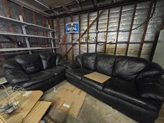 Leather couches