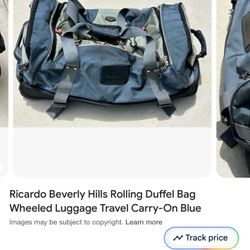 Ricardo Beverly Hills Backpack With Wheels And Keys And Lock