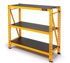 Yellow 3-Tier Steel Garage Storage Shelving Unit (50 in. W x 48 in. H x 18 in. D)